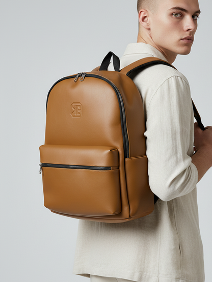 Morral para computador portatil Unisex Jade - Negro y Miel