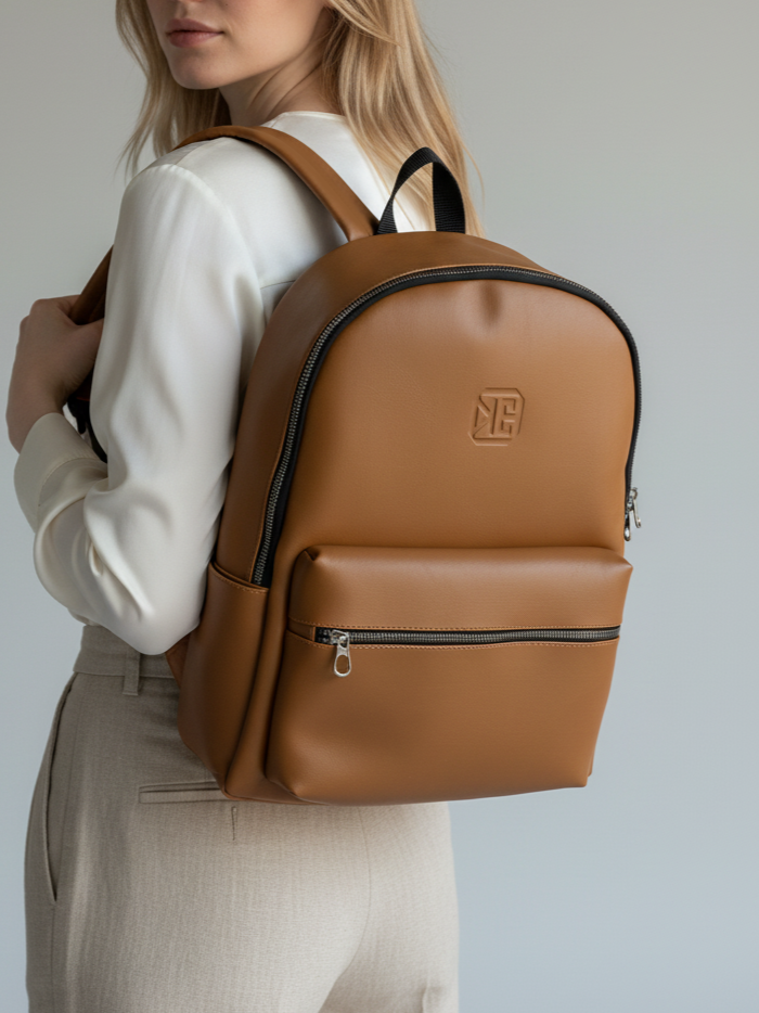 Morral para computador portatil Unisex Jade - Negro y Miel