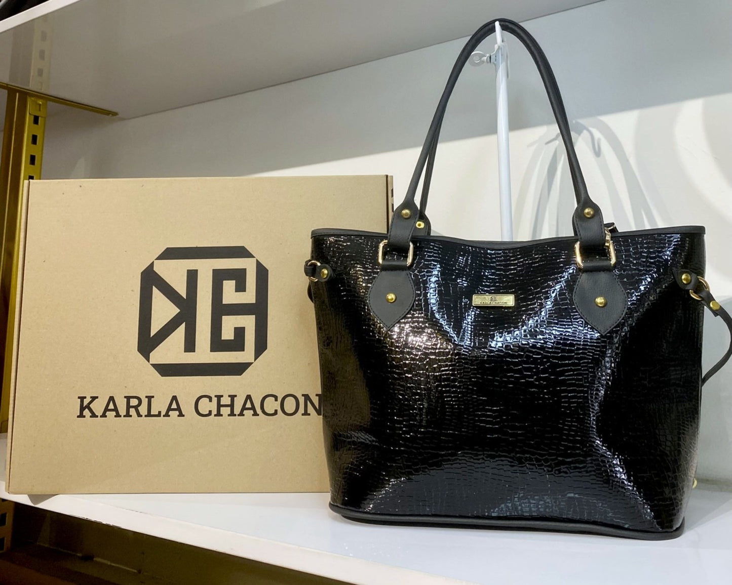 Cartera Tote Jade Negro
