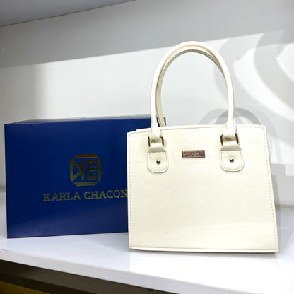 Bolso Jess Beige Con Correa Ajustable