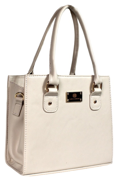 Bolso Jess Beige Con Correa Ajustable