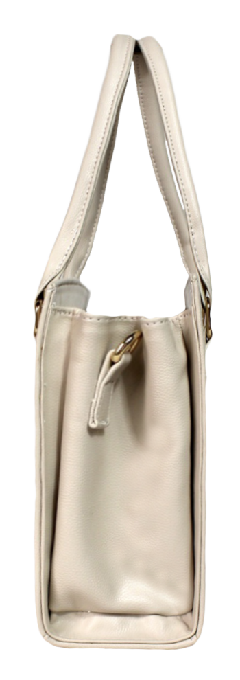 Bolso Jess Beige Con Correa Ajustable