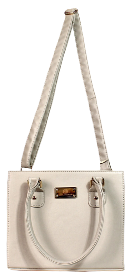 Bolso Jess Beige Con Correa Ajustable