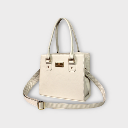 Bolso Jess Beige Con Correa Ajustable