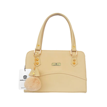 Bolso Estructurado Mediano June - Negro y Beige