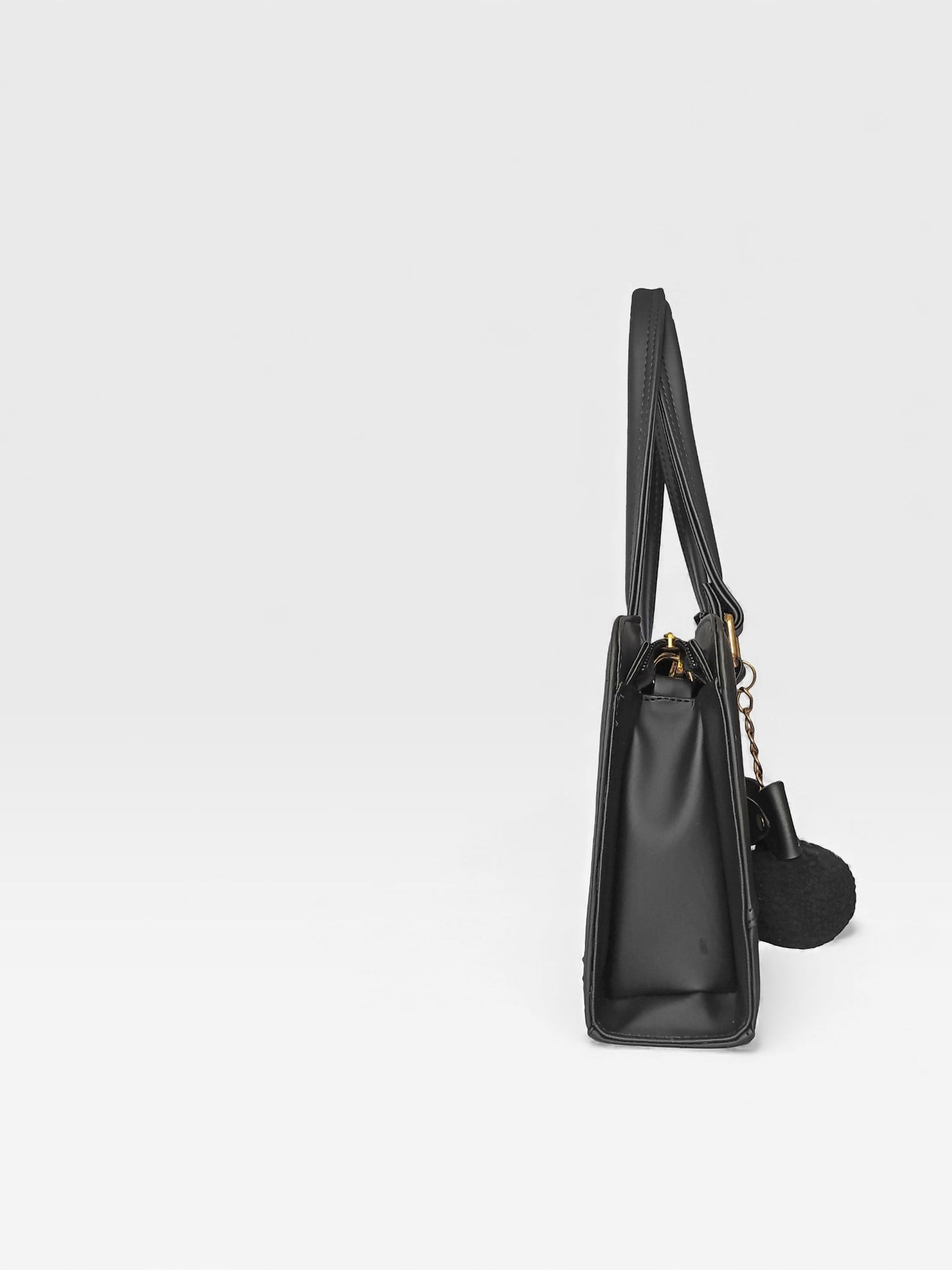 Bolso Estructurado Mediano June - Negro y Beige