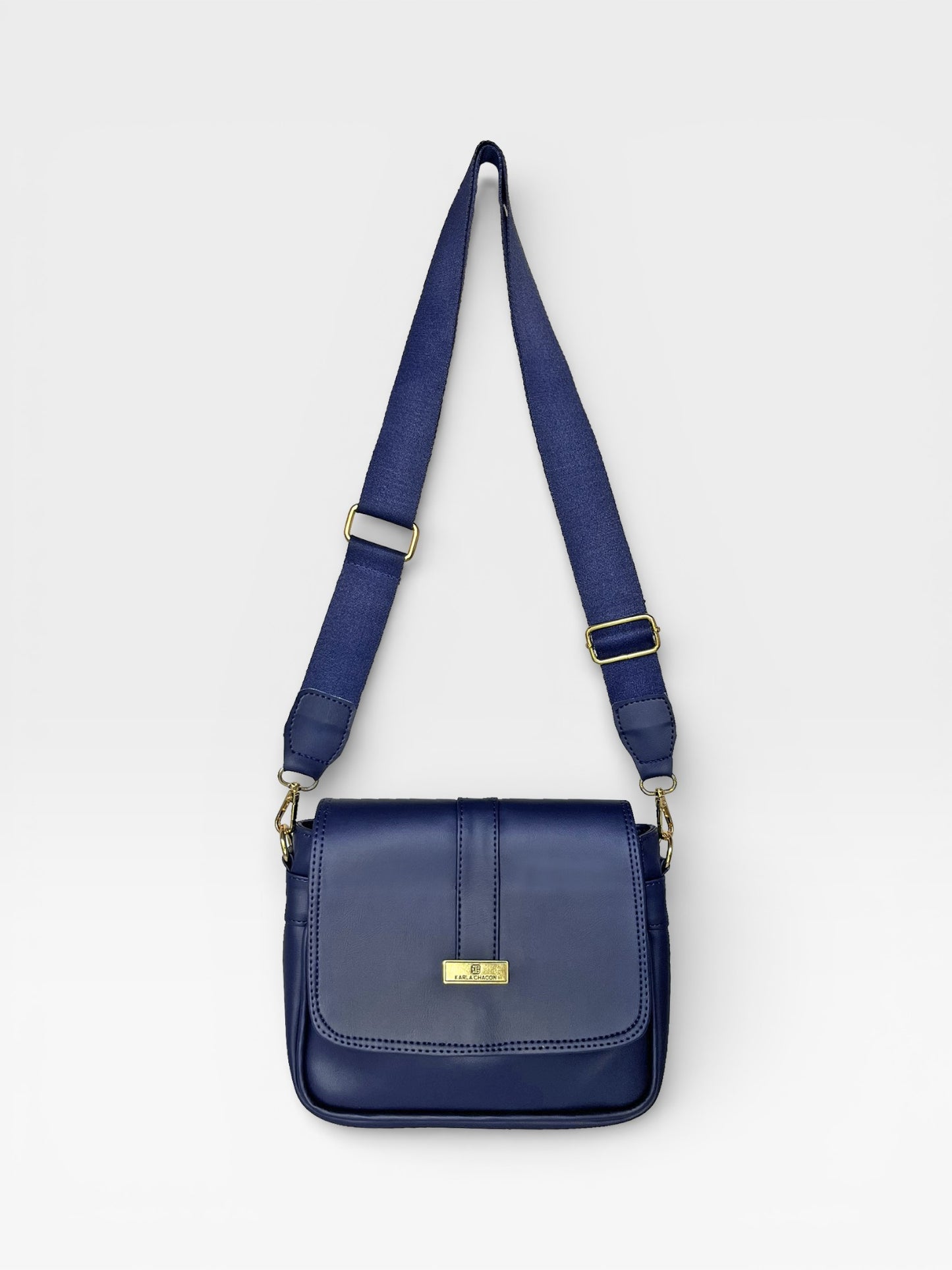 Bolso Manos Libres Lady - Negro, Beige y Azul