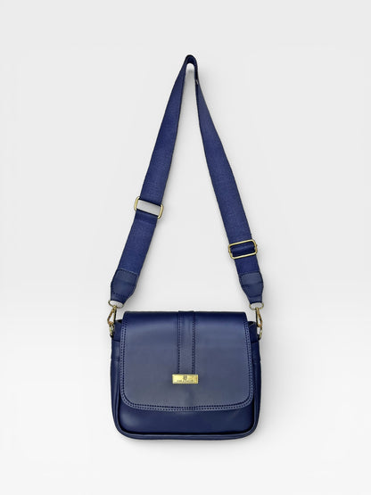 Bolso Manos Libres Lady - Negro, Beige y Azul