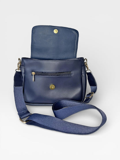 Bolso Manos Libres Lady - Negro, Beige y Azul