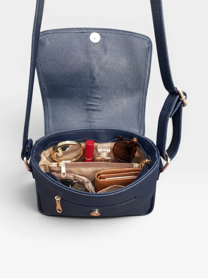 Bolso Bandolera Manos Libres - Beige, Miel, Negro y Azul (Lady)