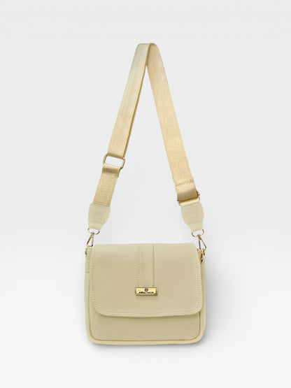 Bolso Manos Libres Lady - Negro, Beige y Azul