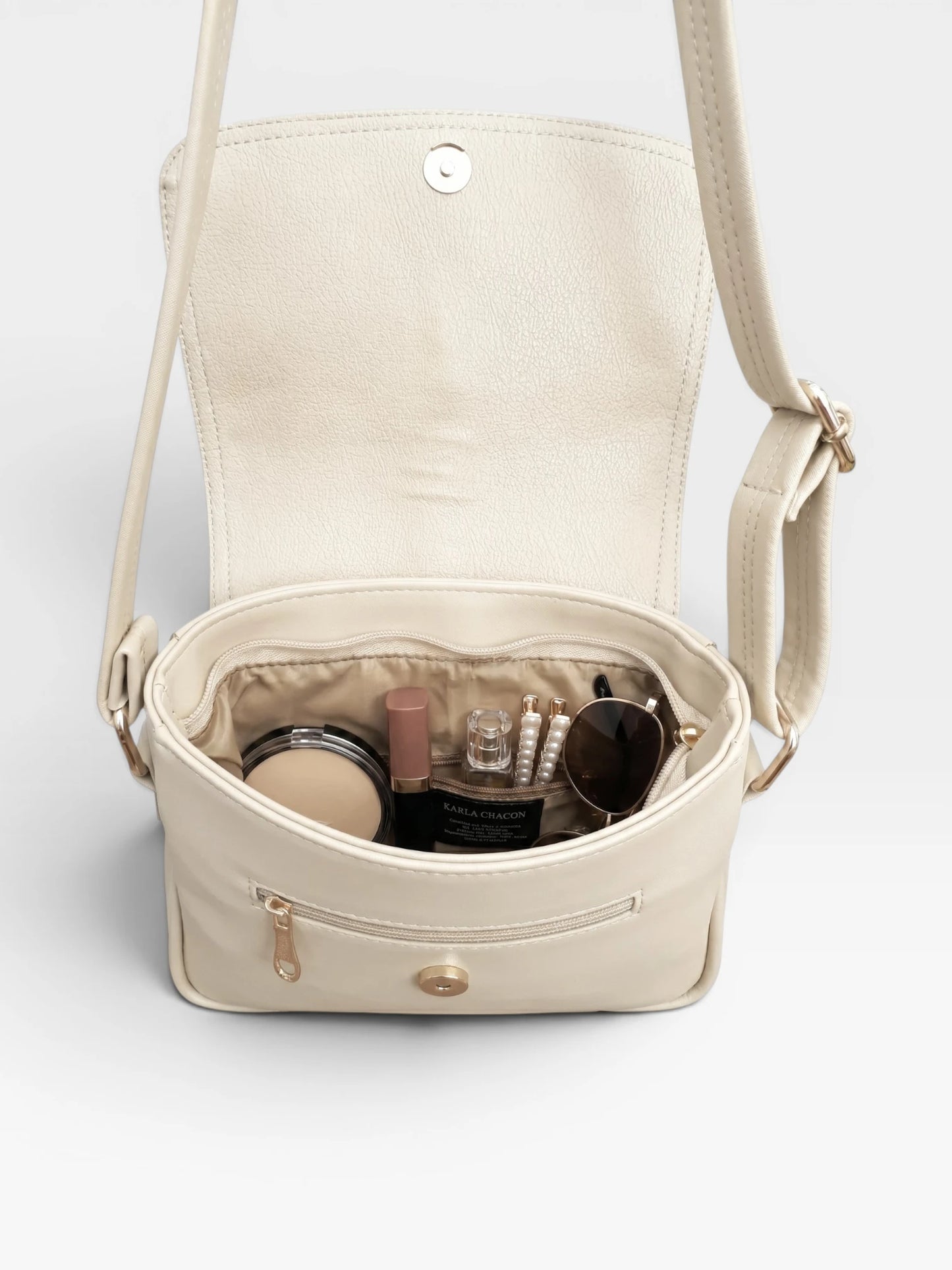 Bolso Bandolera Manos Libres - Beige, Miel, Negro y Azul (Lady)