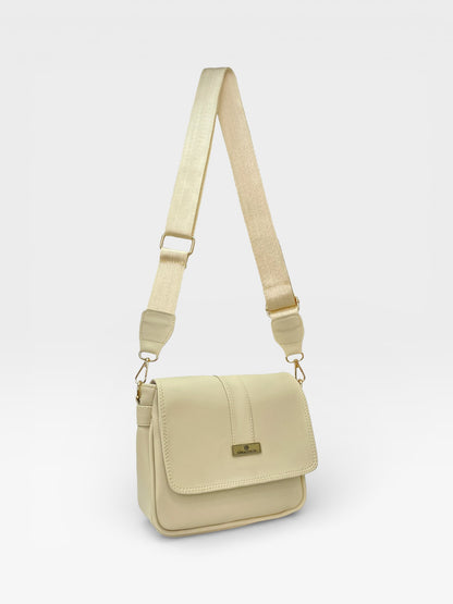 Bolso Manos Libres Lady - Negro, Beige y Azul