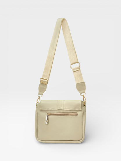 Bolso Manos Libres Lady - Negro, Beige y Azul