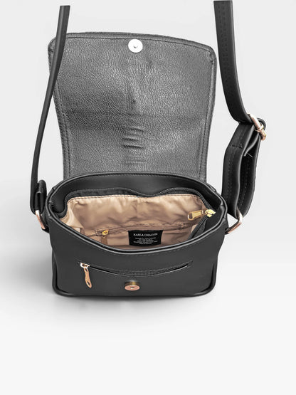 Bolso Bandolera Manos Libres - Beige, Miel, Negro y Azul (Lady)