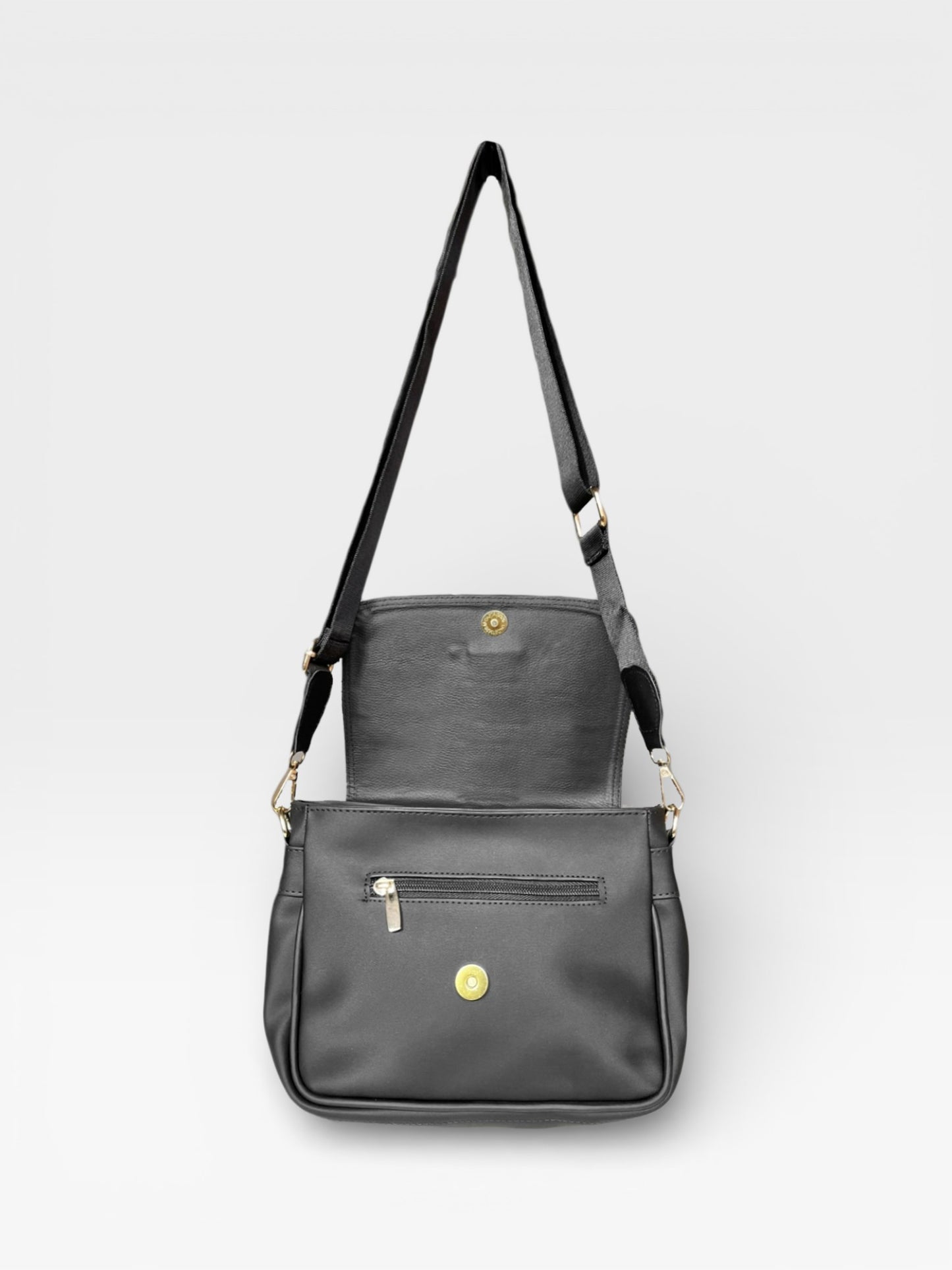 Bolso Manos Libres Lady - Negro, Beige y Azul