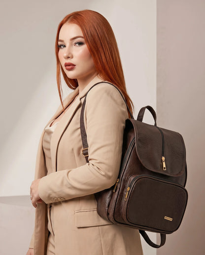 Morral Casual Doble Compartimento con Solapa — Laia