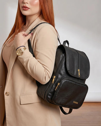 Morral Casual Doble Compartimento con Solapa — Laia