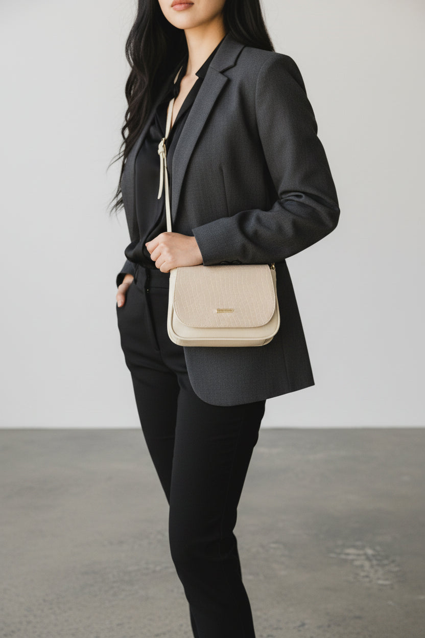 Set dos piezas Combo Morral Nely + Manos Libres Lara