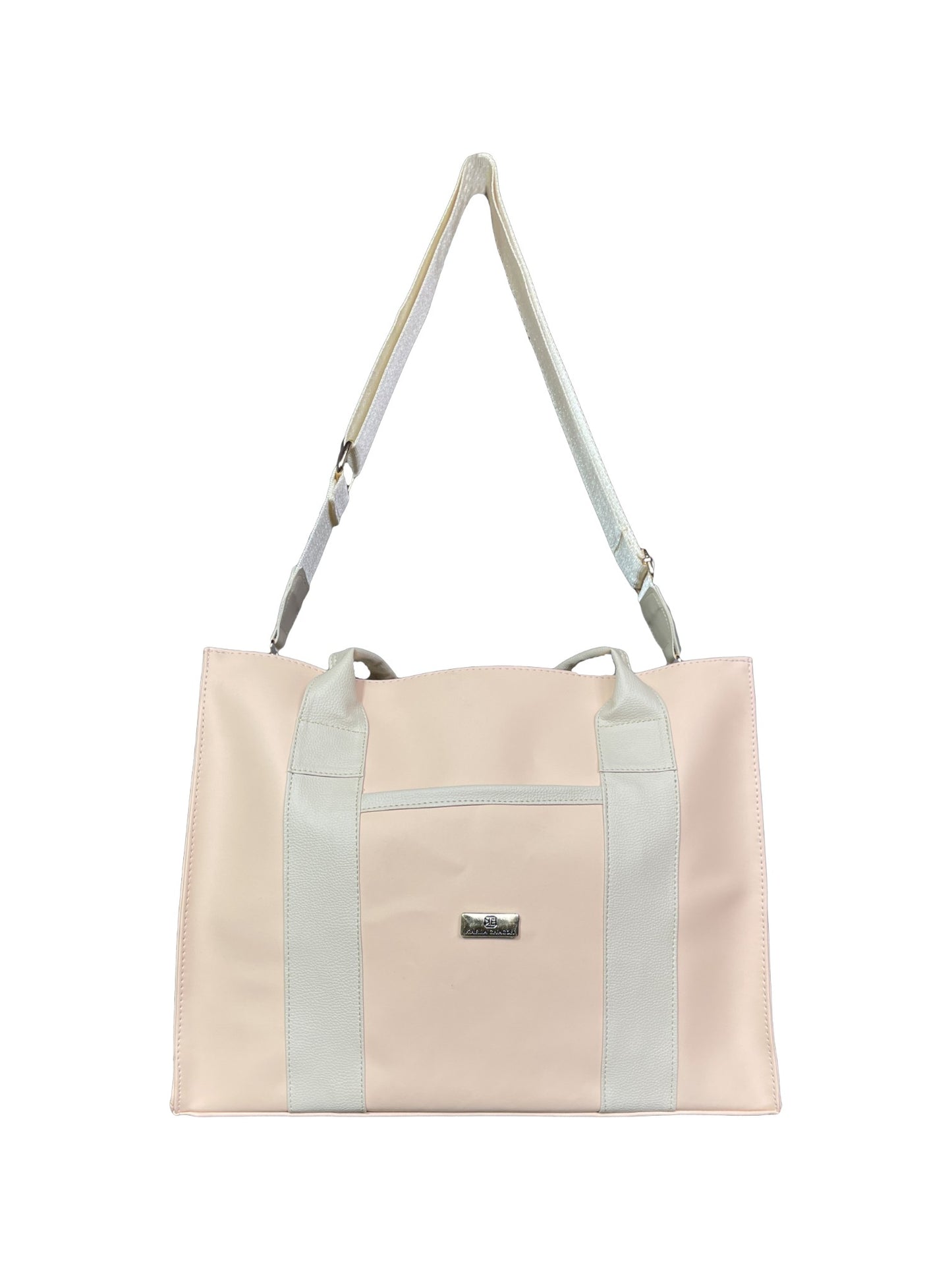 Shopper Laura Rosa, Negro y Miel + Envío Gratis