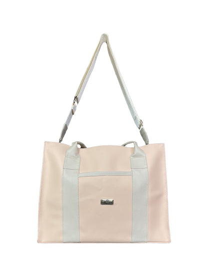 Shopper Laura Rosa, Negro y Miel + Envío Gratis