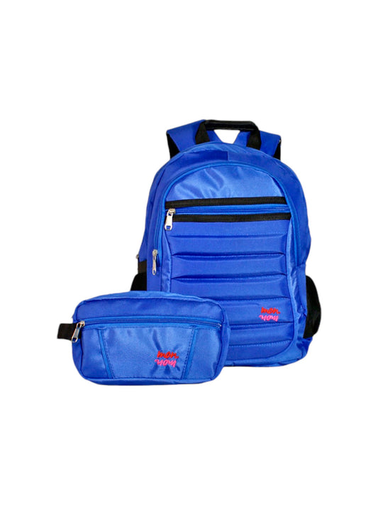 Morral Leo Azul Con Cartuchera