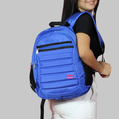 Morral Leo Azul Con Cartuchera