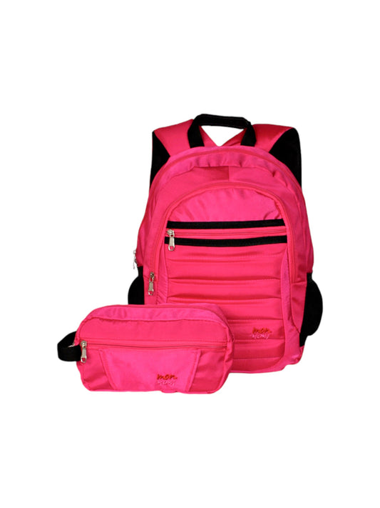 Morral Leo Fucsia Con Cartuchera