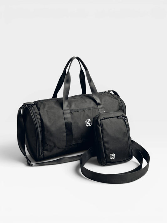Set Dos Piezas Bolso Viajero + Bolso Pechera Portacelular — Liam & Oslo