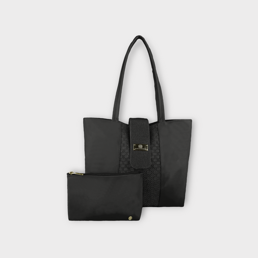Cartera Lina Negro con Accesorio