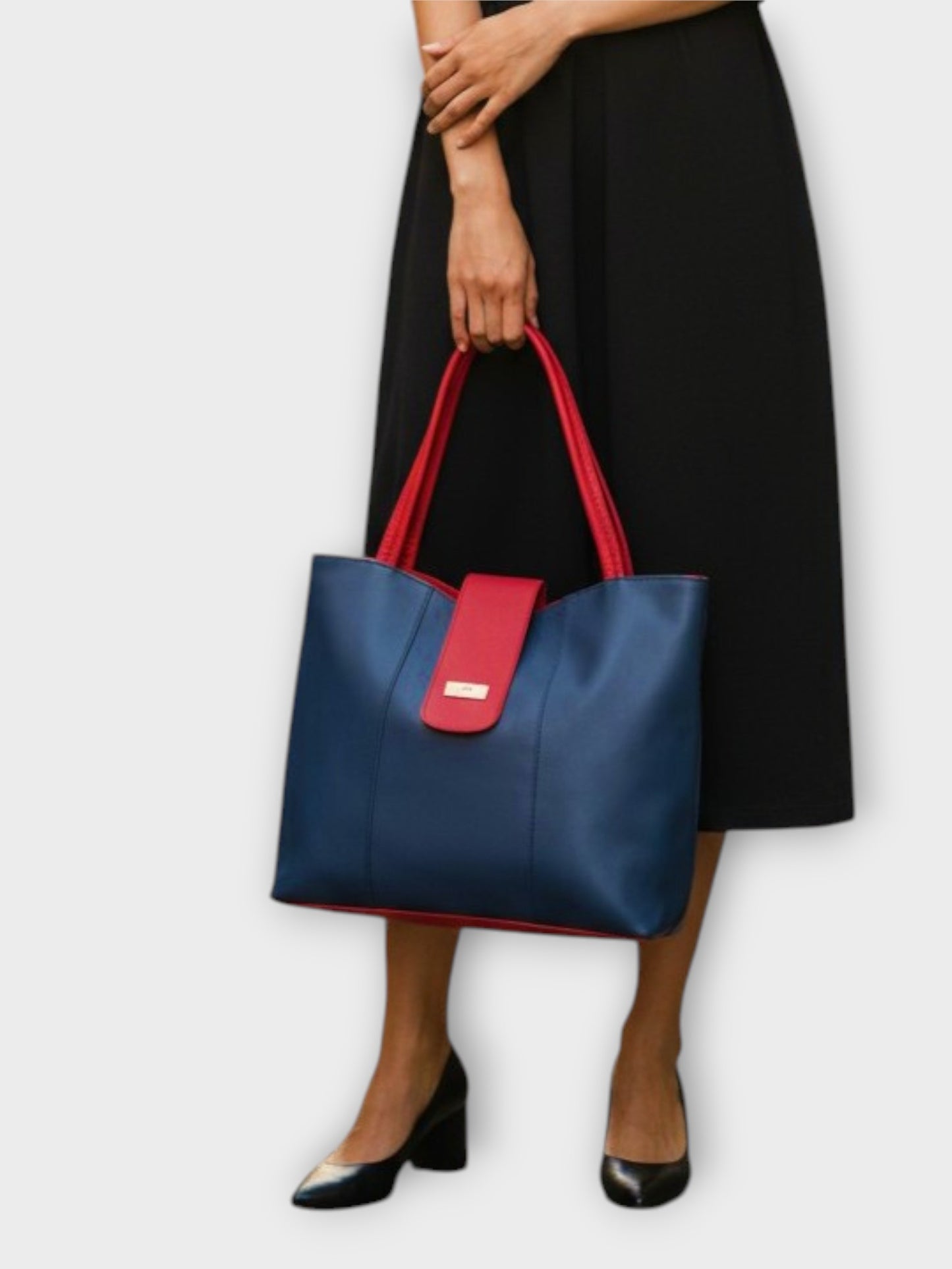 Cartera Line Azul con Accesorio