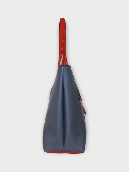 Cartera Line Azul con Accesorio