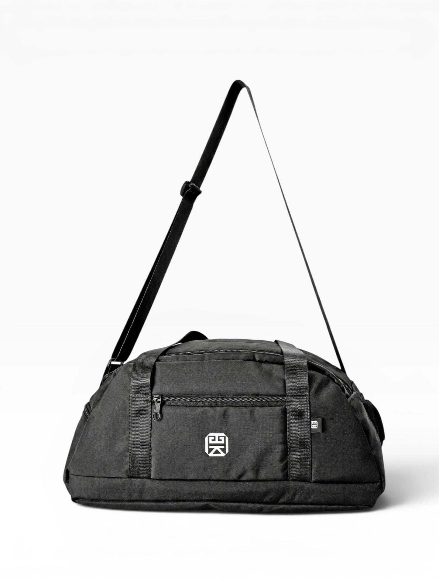 Bolso deportivo tipo duffle para gym o viaje - Rosa y Negro (Lois)