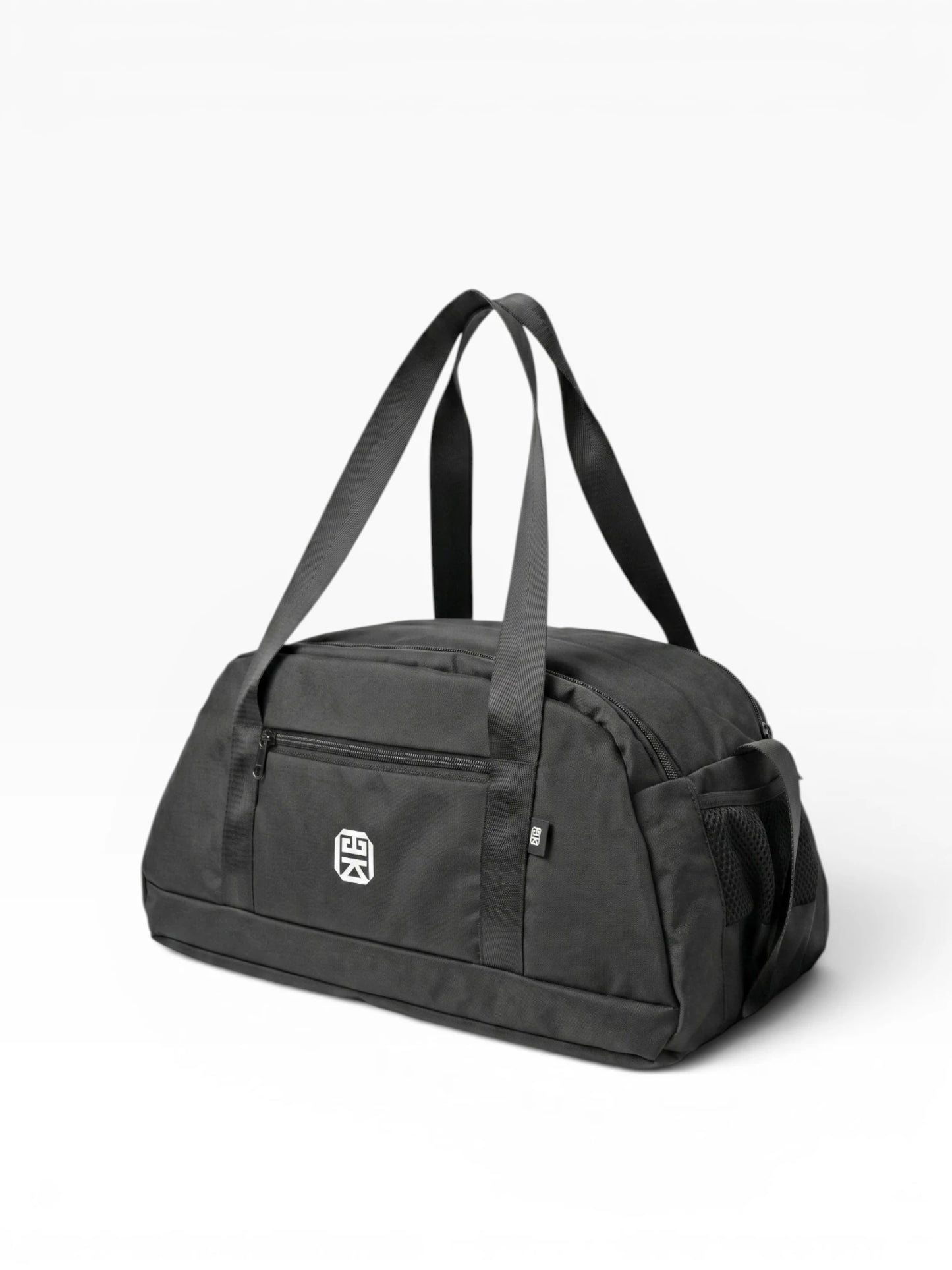 Bolso deportivo tipo duffle para gym o viaje - Rosa y Negro (Lois)
