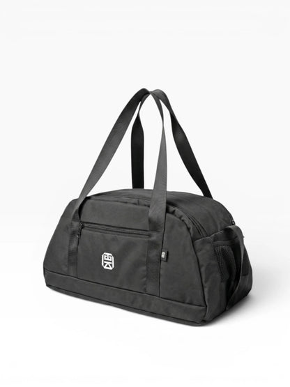 Bolso deportivo tipo duffle para gym o viaje - Rosa y Negro (Lois)