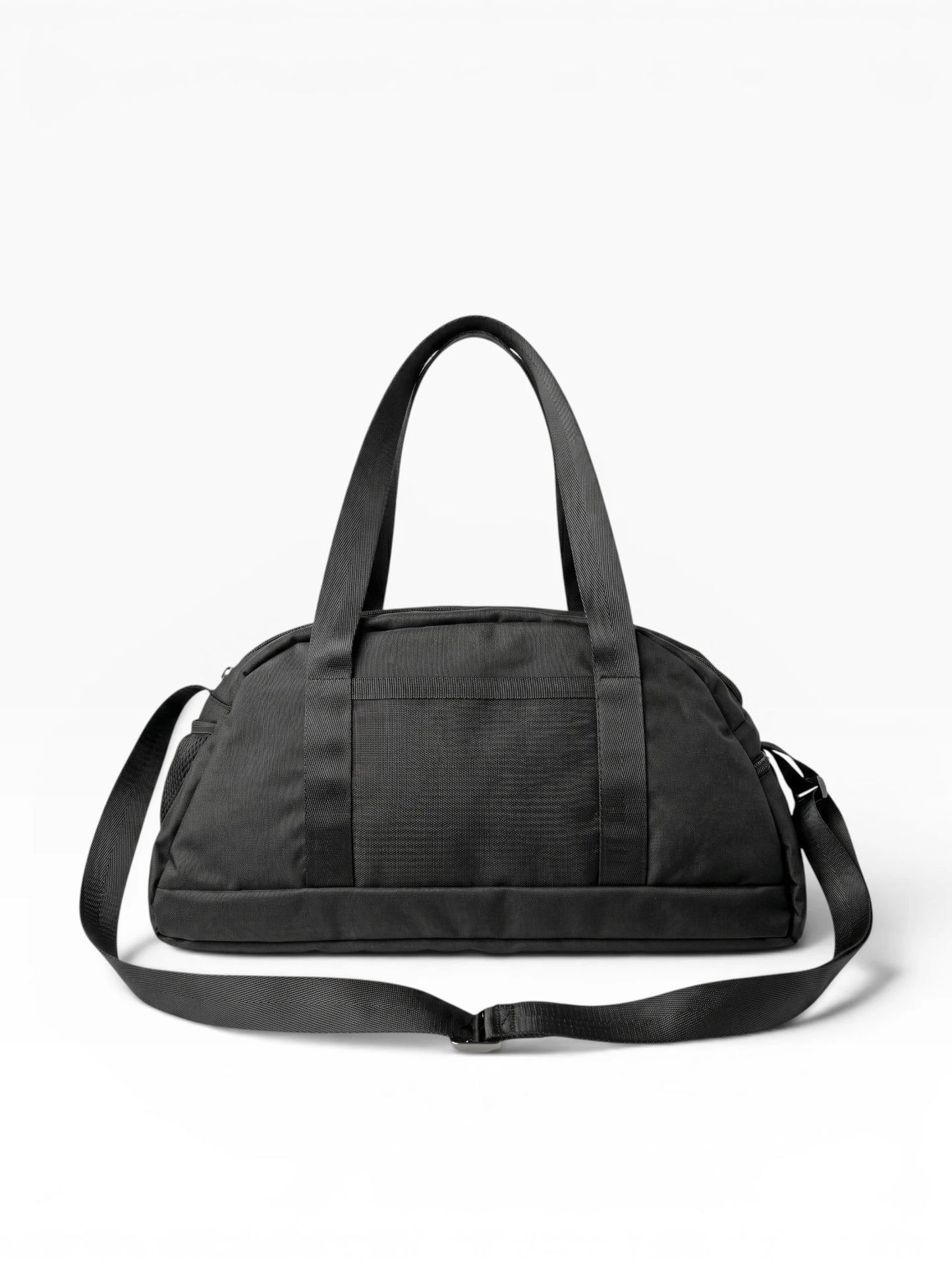 Bolso deportivo tipo duffle para gym o viaje - Rosa y Negro (Lois)