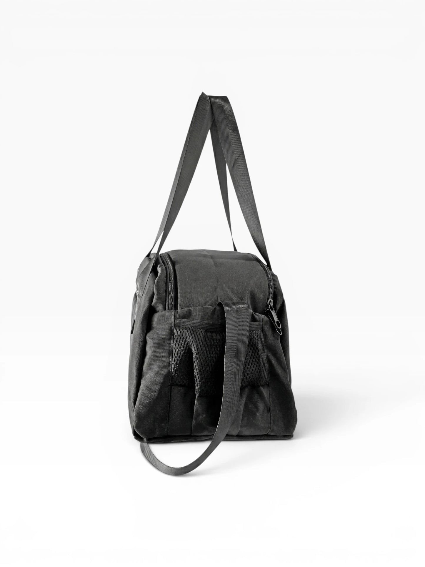 Bolso deportivo tipo duffle para gym o viaje - Rosa y Negro (Lois)
