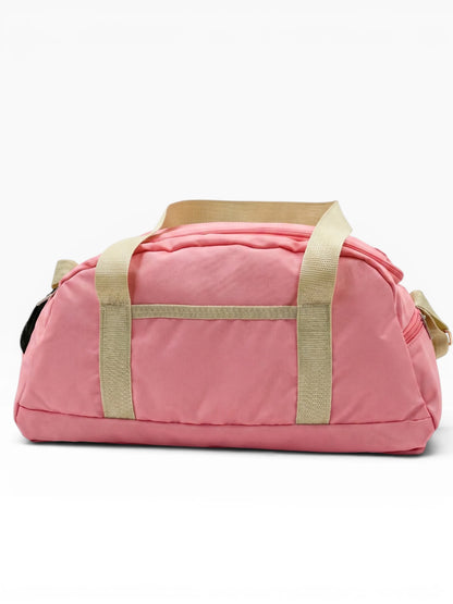 Bolso deportivo tipo duffle para gym o viaje - Rosa y Negro (Lois)