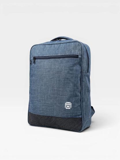 Morral grande para portatil Unisex - Azul, Verde, Gris y Negro (Luca)