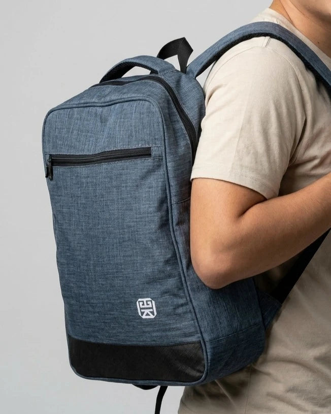 Morral grande para portatil Unisex - Azul, Verde, Gris y Negro (Luca)