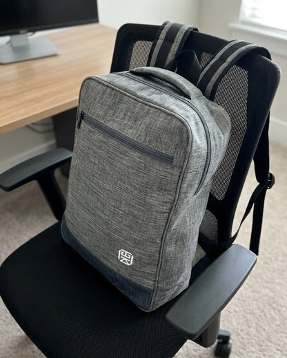Morral grande para portatil Unisex - Azul, Verde, Gris y Negro (Luca)