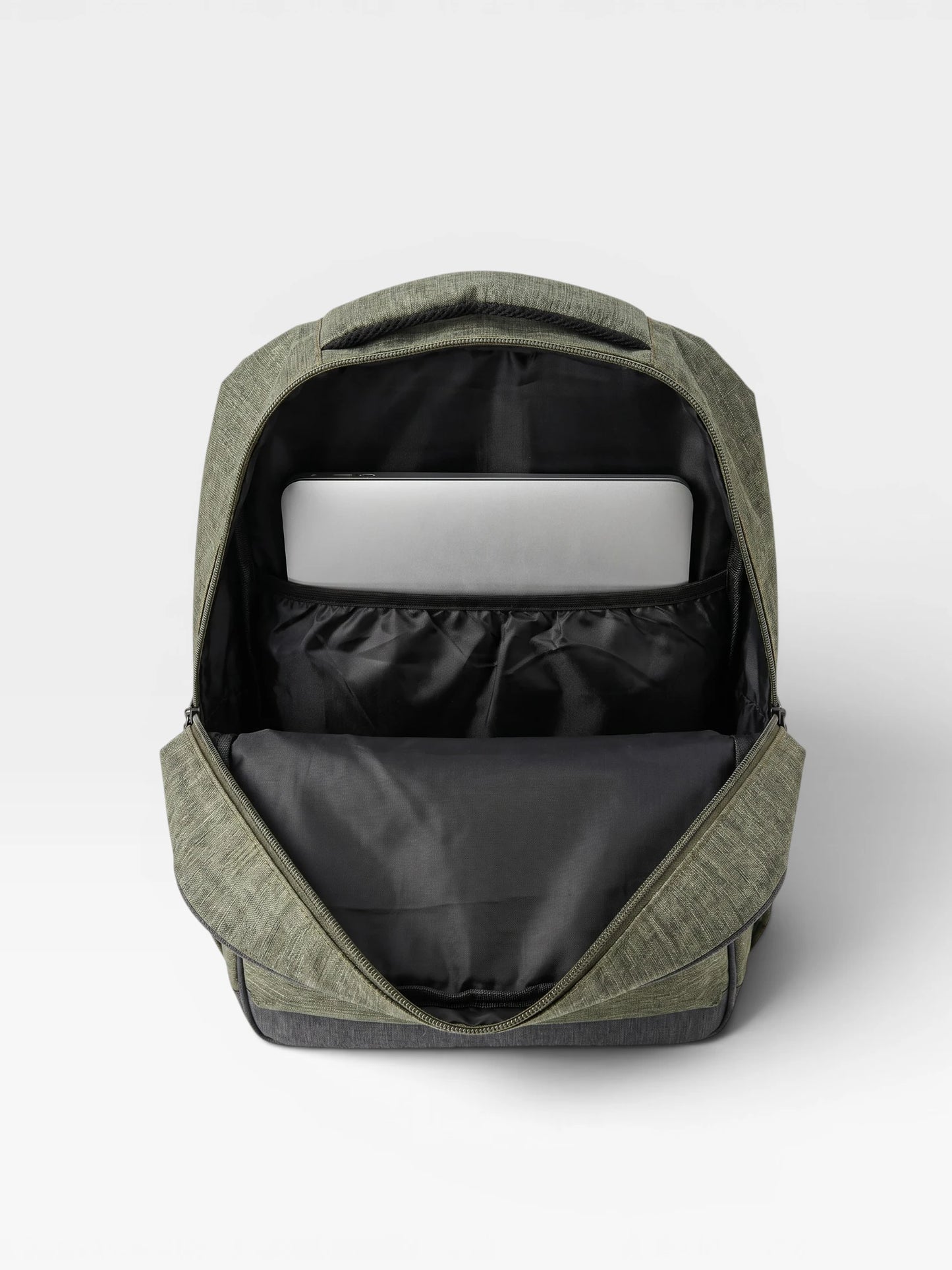 Morral grande para portatil Unisex - Azul, Verde, Gris y Negro (Luca)