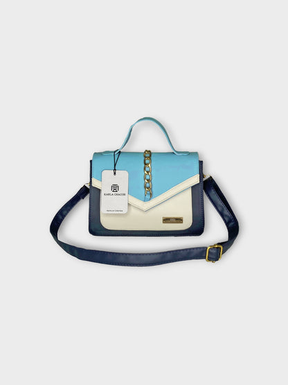 Bolso de mano Magy Azul con correa removible Envío Gratis
