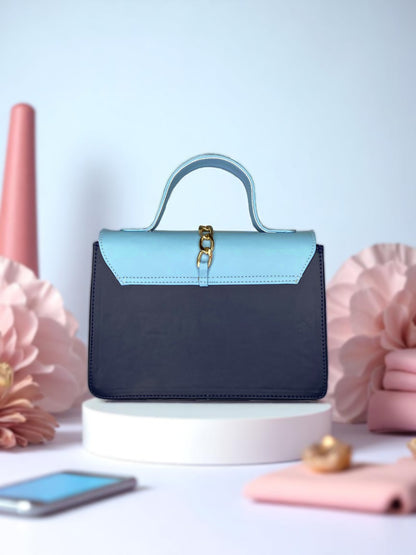 Bolso de mano Magy Azul con correa removible Envío Gratis