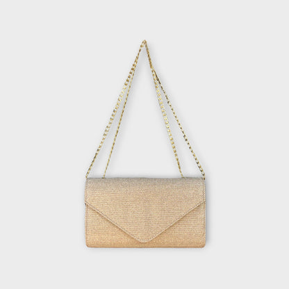 Bolso Clutch de Fiesta Maite Dorado