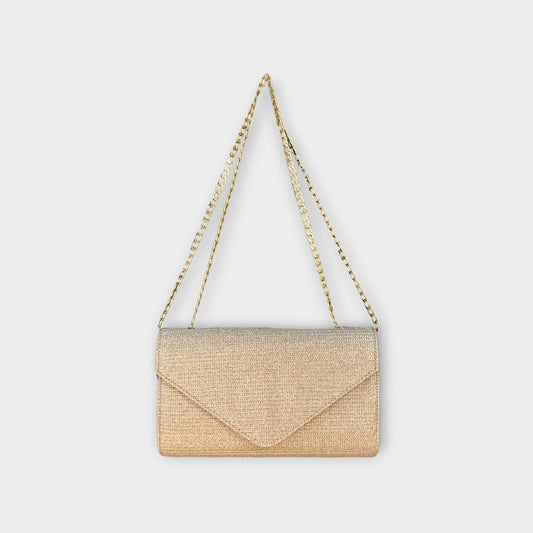 Bolso Clutch de Fiesta Maite Dorado
