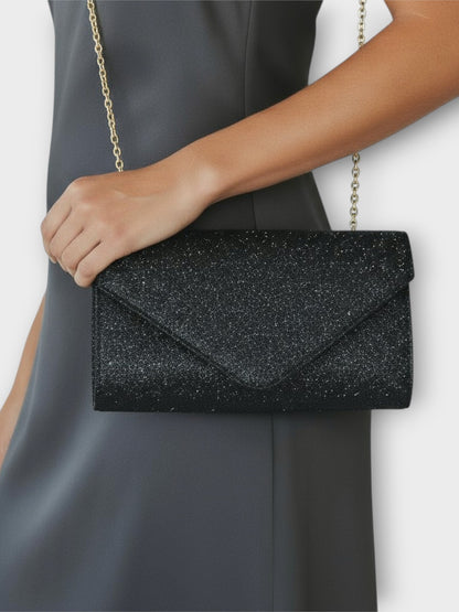 Bolso Clutch de Fiesta Maite Negro