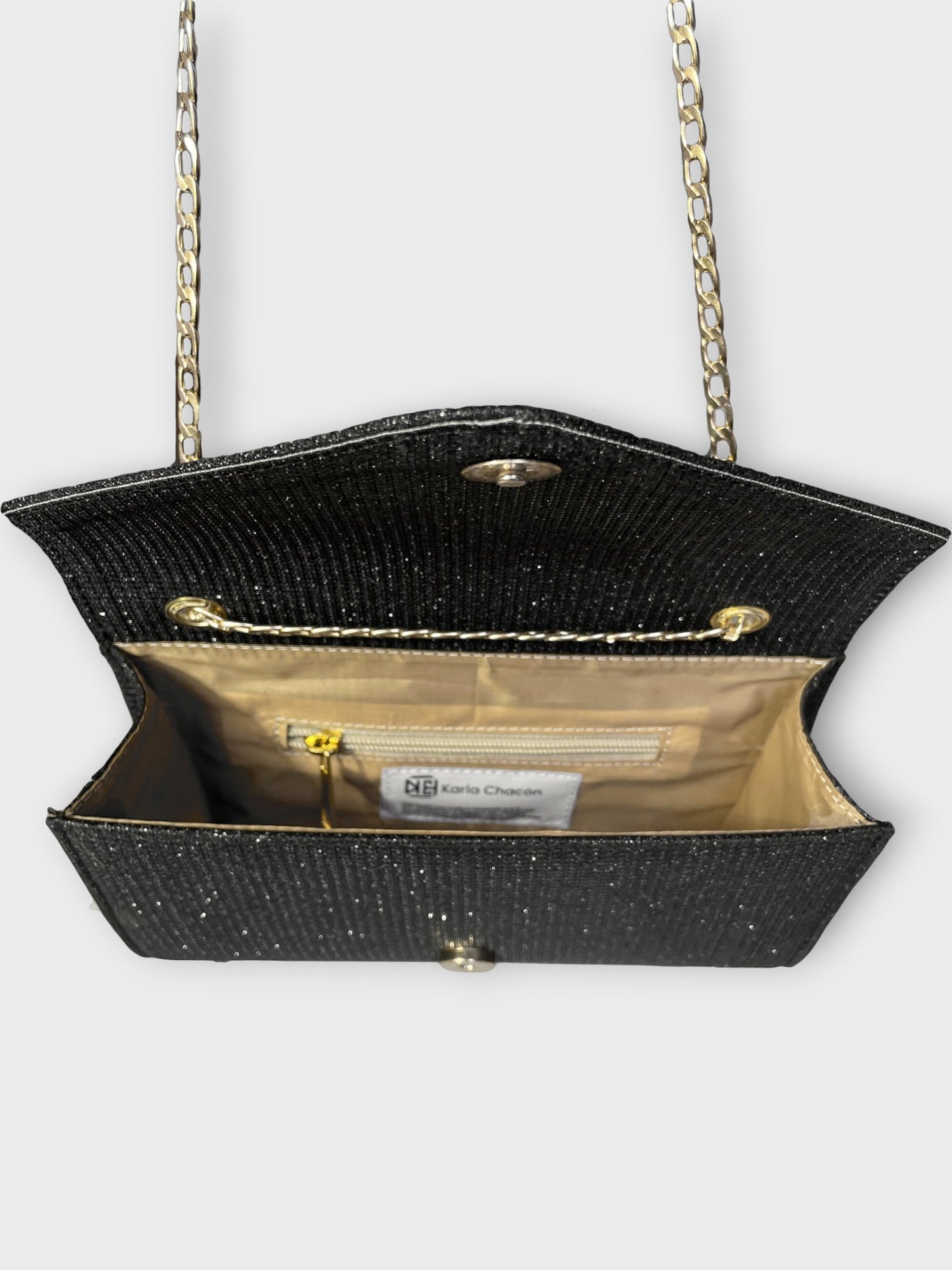 Bolso Clutch de Fiesta Maite Negro