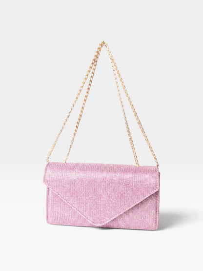 Clutch de Fiesta con Cadena Dorada — Maite