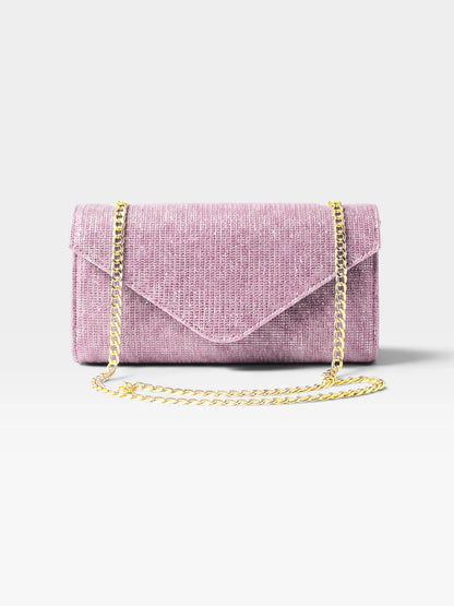 Clutch de Fiesta con Cadena Dorada — Maite
